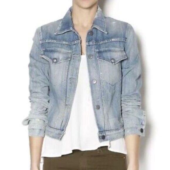 Citizens of Humanity Light Blue Denim Jacket, Small - Picture 1 of 8